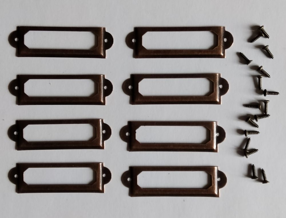 Lot de 8 porte-&eacute;tiquette. Bricolage