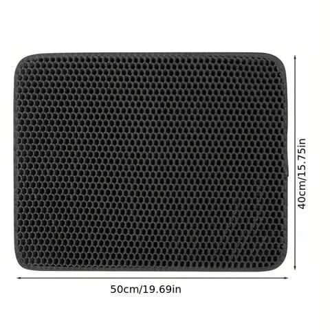 Tapis de litière noir pour Chat Imperméable et Antidérapant 10 93250 Villemomble