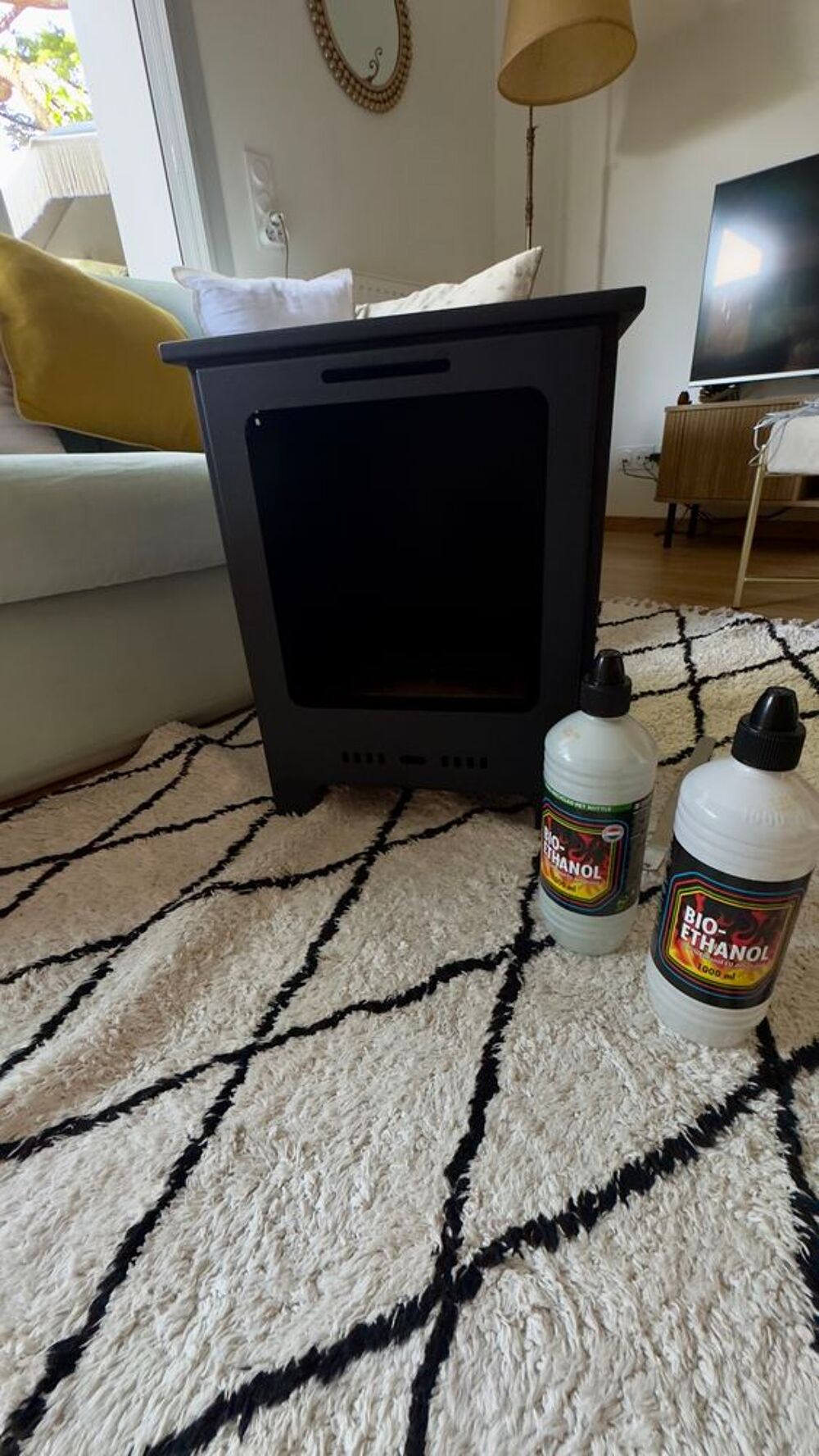Chemin&eacute;e &agrave; l'&eacute;thanol Décoration