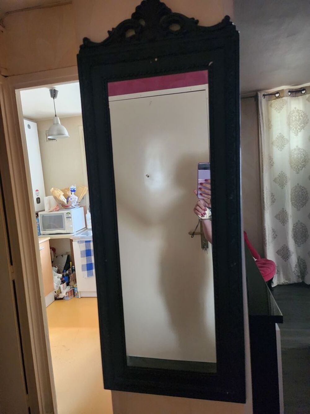 Miroir baroque noir Meubles
