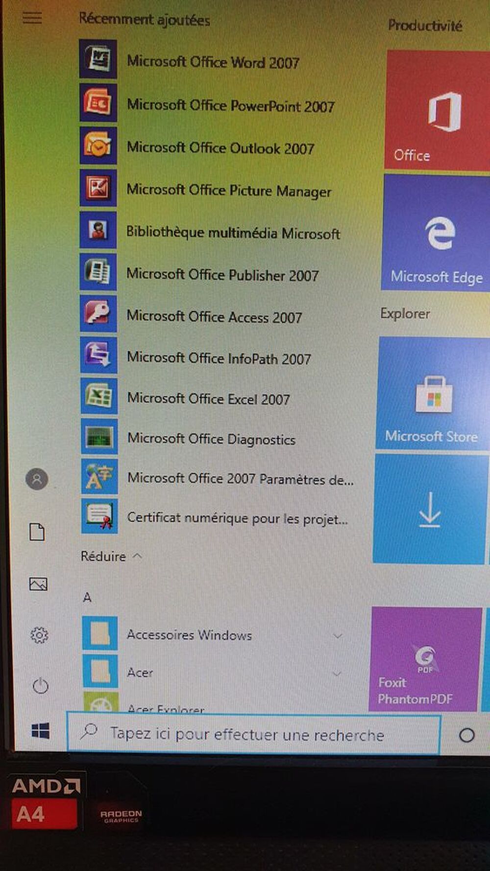 PC tout en un Windows Matériel informatique
