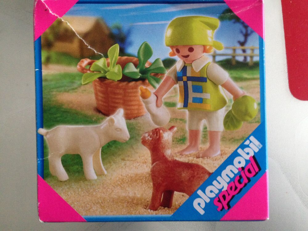 Playmobil N&deg; 4674, fillette avec chevreaux. Jeux / jouets