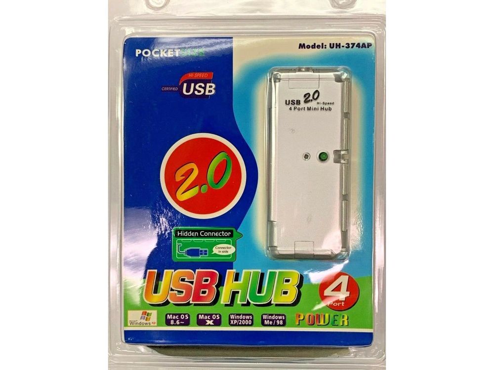 Hub de poche Mini USB 2.0 - 4 ports Matriel informatique