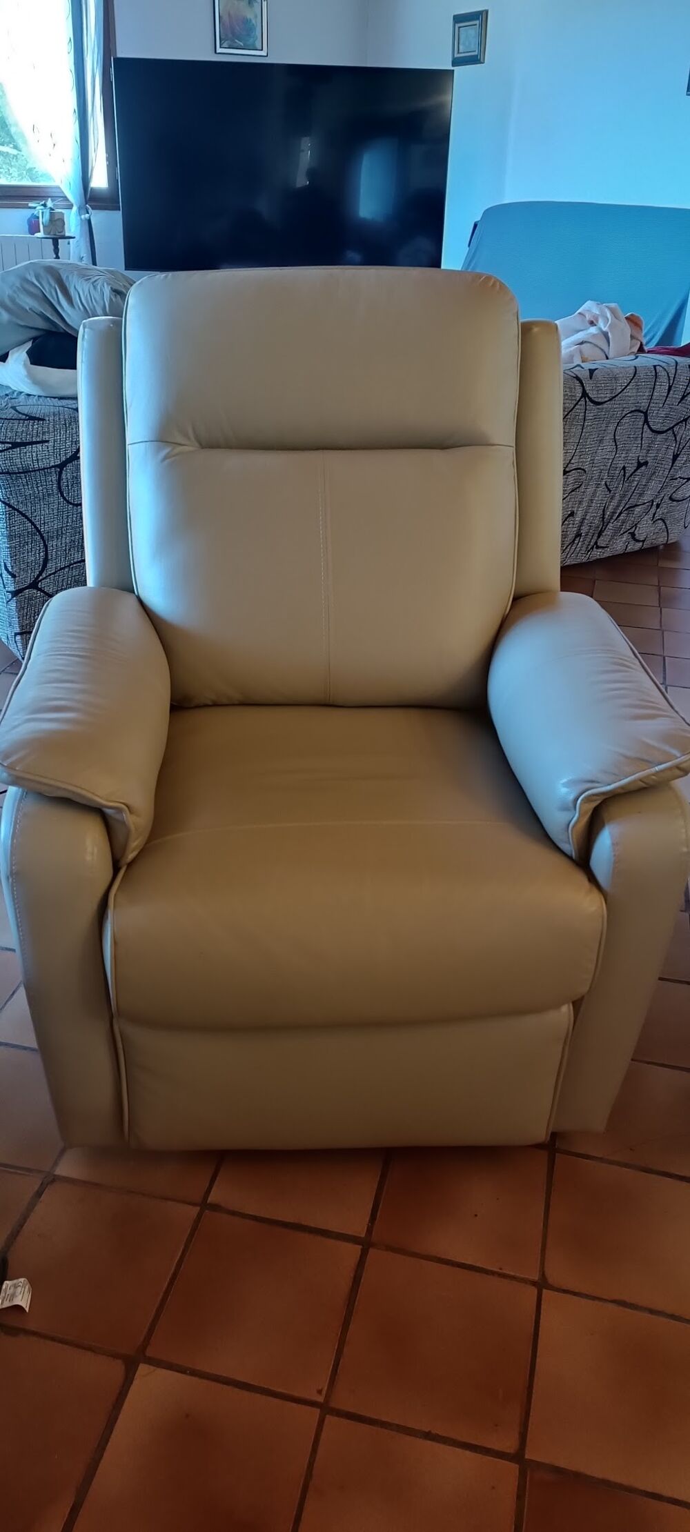 Fauteuil releveur en cuir Meubles