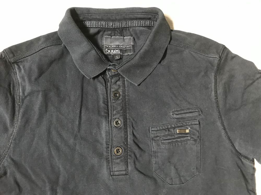 POLO NOIR Taille L JULES Vêtements