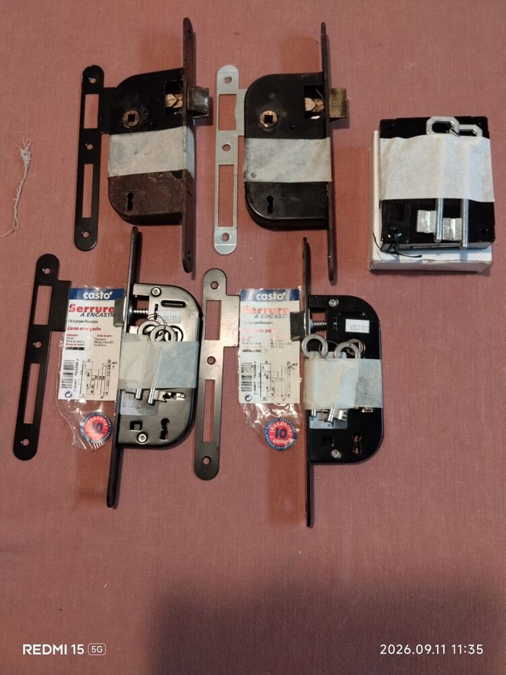 S&eacute;rrures de Porte et Pomelles Bricolage
