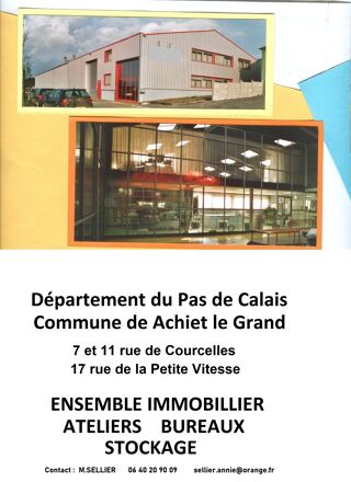 Location Autre ENSEMBLE INDUSTRIEL Bapaume