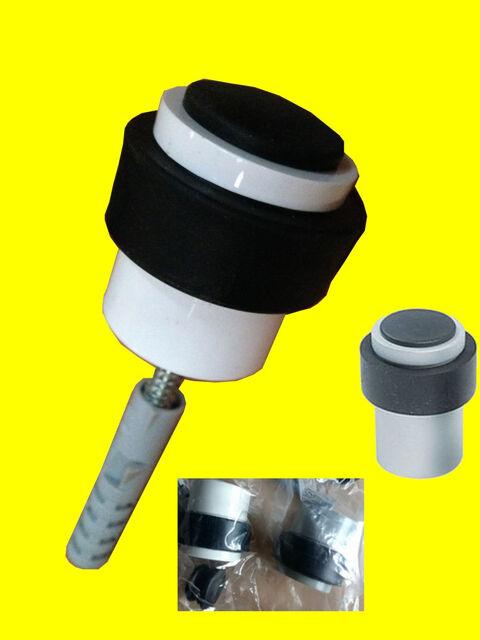 LOT 20 30 butoir Arret de porte but�e de sol PVC gris blanc 20 Bourseul (22)