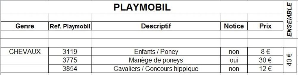 Playmobil 3119 Enfants / Poney Jeux / jouets