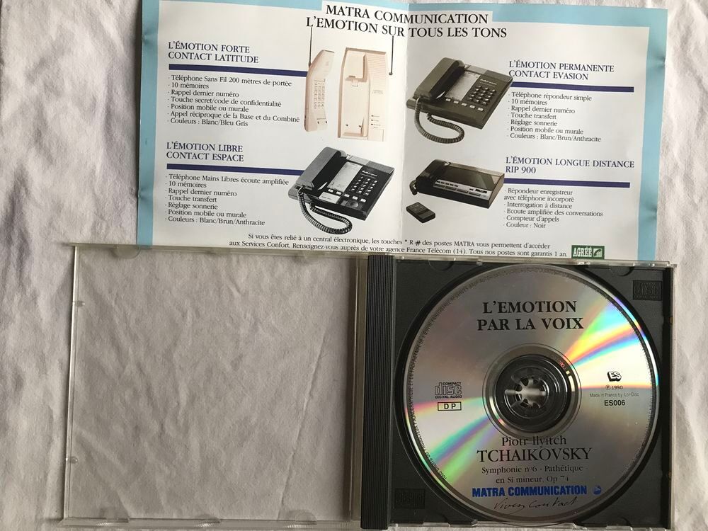 CD Tchaikovsky Symphonie N&deg; 6 "Path&eacute;tique" Op.74 CD et vinyles