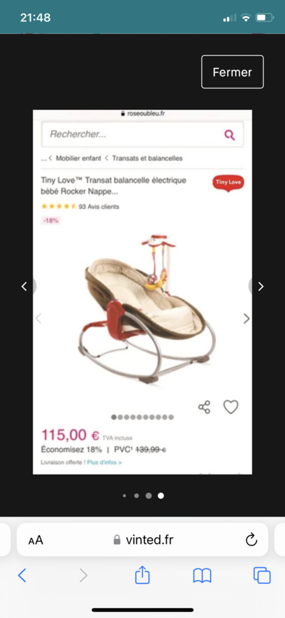Transat tiny love 3 en 1 Matériel informatique