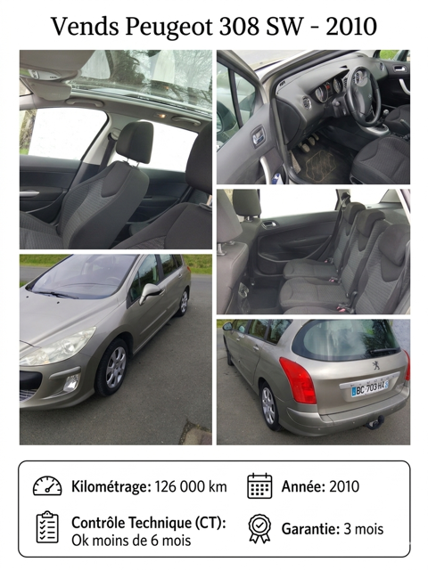 Peugeot 308 sw 1.6 VTi 120ch Confort Pack