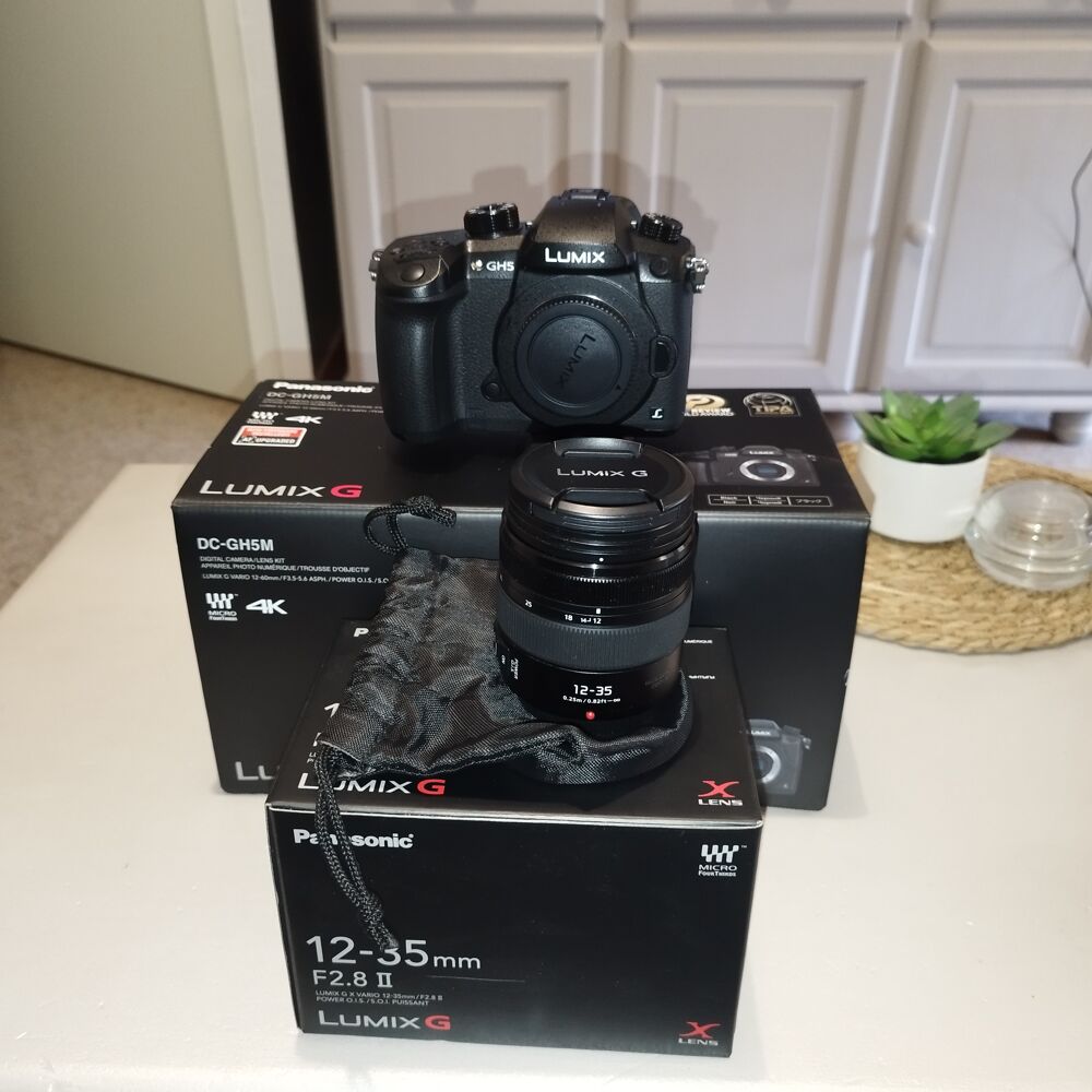 gh5+ objectif Panasonic Lumix 12-35 ii + options Photos/Video/TV