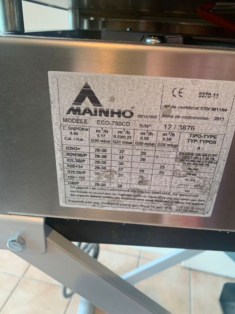 Plancha gaz professionnelle jamais utilis&eacute;e Electroménager