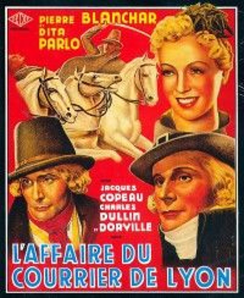 L AFFAIRE du Courrier de LYON film (1937) VHS ou DVD DVD et blu-ray