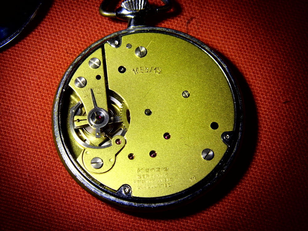 Montre gousset KIENZLE 15 rubis fonctionne made in Germany 