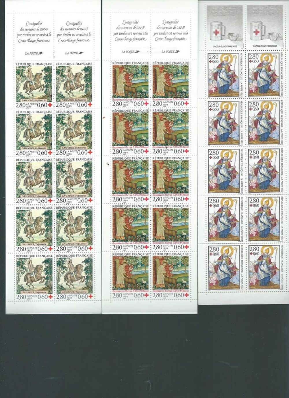 CARNETS CROIX - ROUGE 