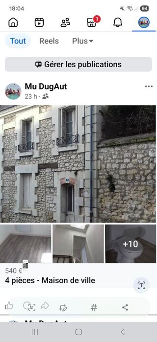  Maison � louer 3 pi�ces 100 m�