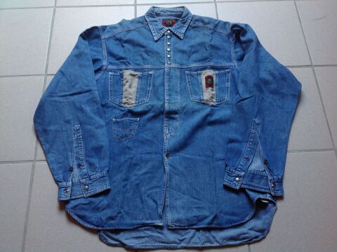 CHEMISE REPLAY EN JEAN BLEU PROFOND TAILLE XL 45 Trégunc (29)