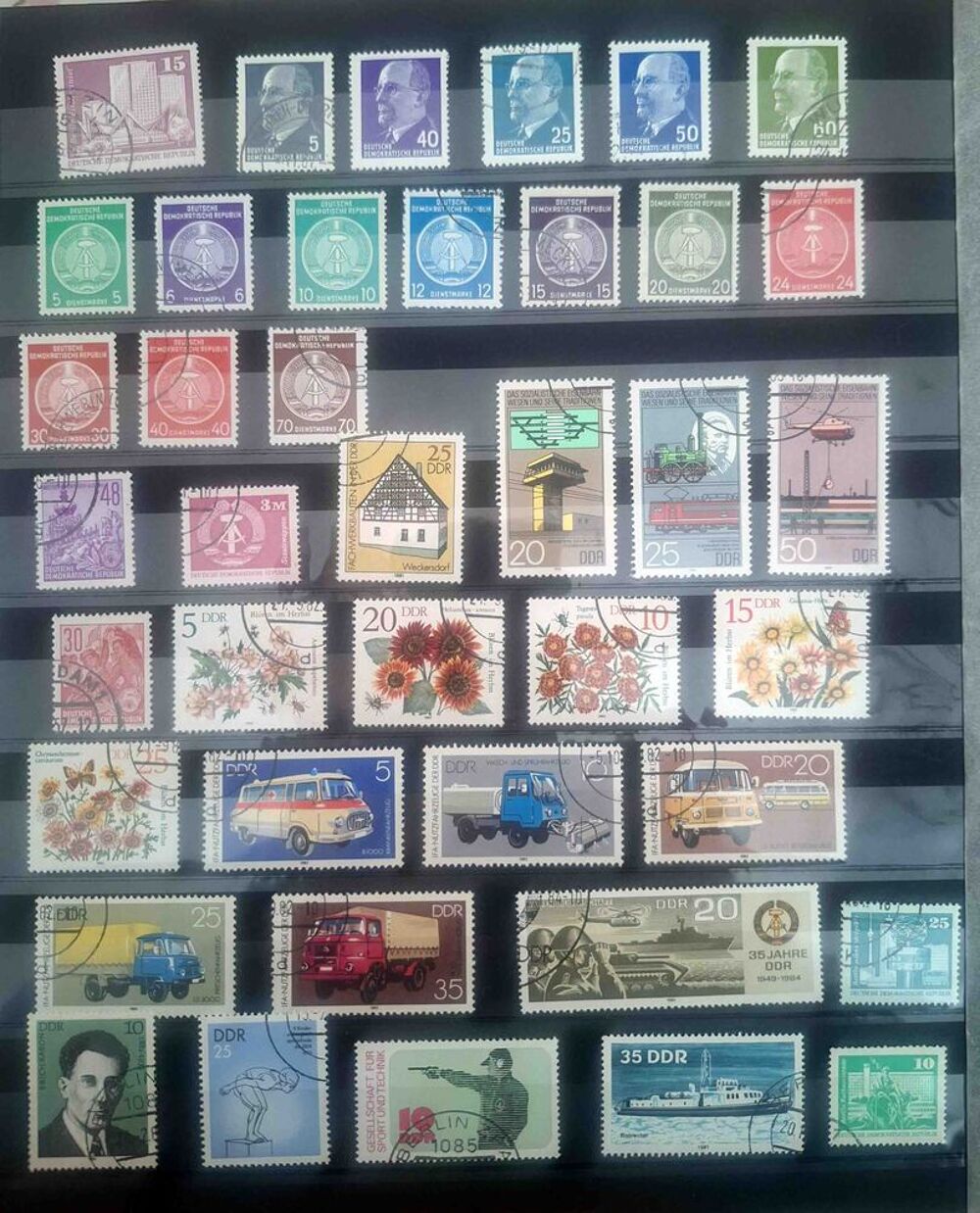 S&eacute;rie de timbres de collection d'Allemagne 2 