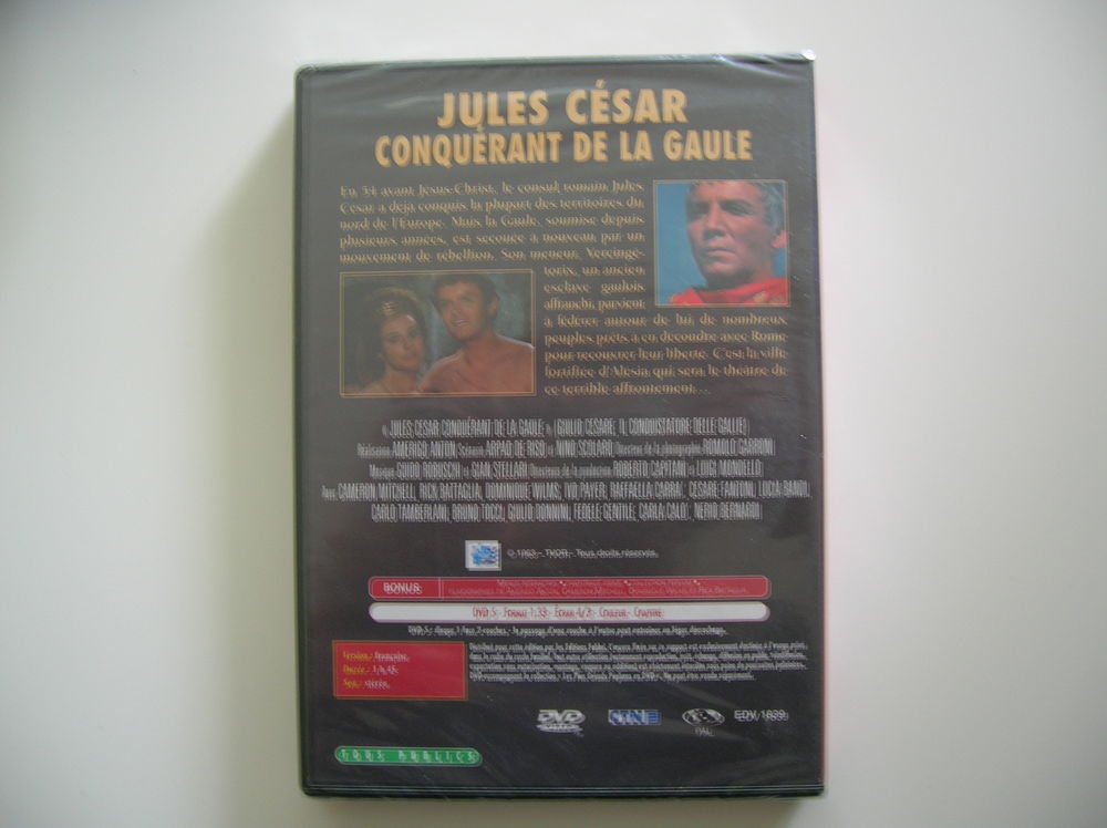 DVD JULES CESAR Conqu&eacute;rant de la Gaule DVD et blu-ray