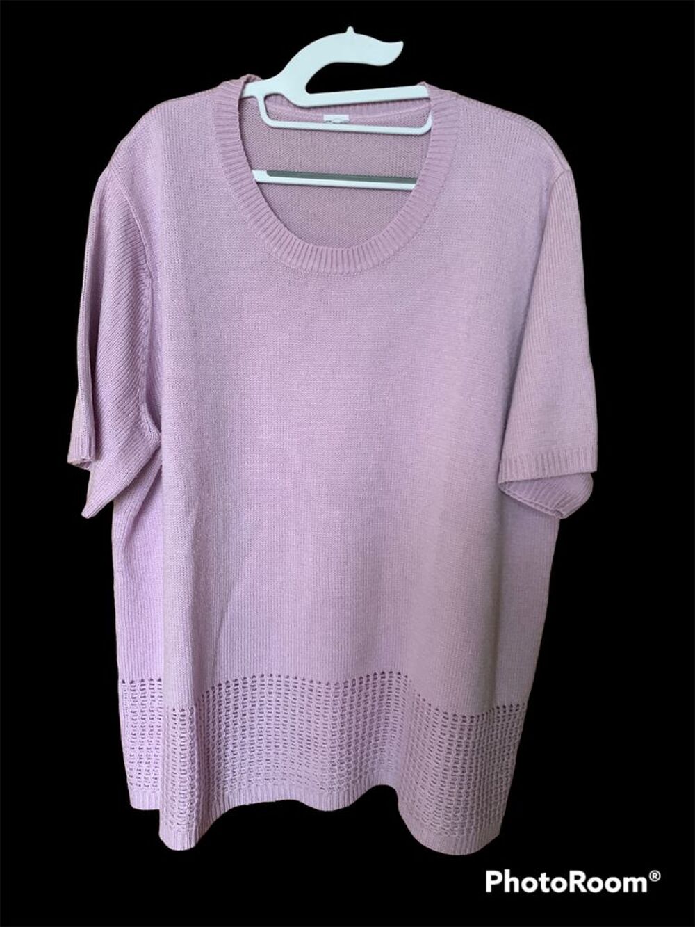 pull grande taille col rond Vêtements