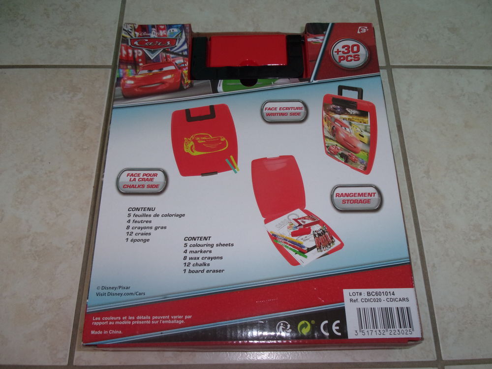 Etui cr&eacute;atif Cars d'Arp&egrave;je (Neuf) Jeux / jouets