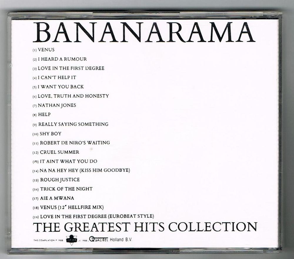 BANANARAMA -CD- THE GREATEST HITS COLLECTION - Cruel Summer CD et vinyles