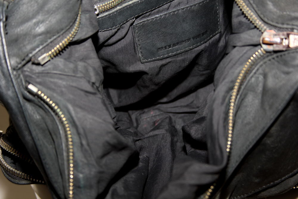 Sac cuir noir ALEXANDER WANG Maroquinerie