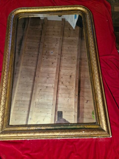 Grand miroir vintage Louis Philippe  80 Passy (74)