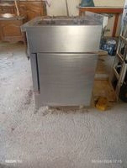   Fourneau professionnel inox 4 feux gaz + four ? Fonctionnel 