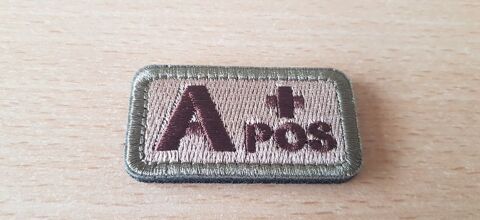 �cusson brod� 
groupe sanguin A+ positif 
5x2,5 cm
4 Carnon Plage (34)