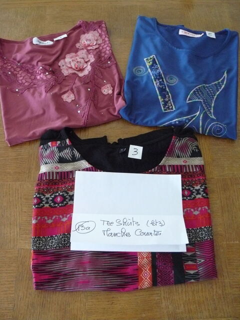 3 te shirts manches courtes lot 3  bibi  2 Saint-Sornin (03)