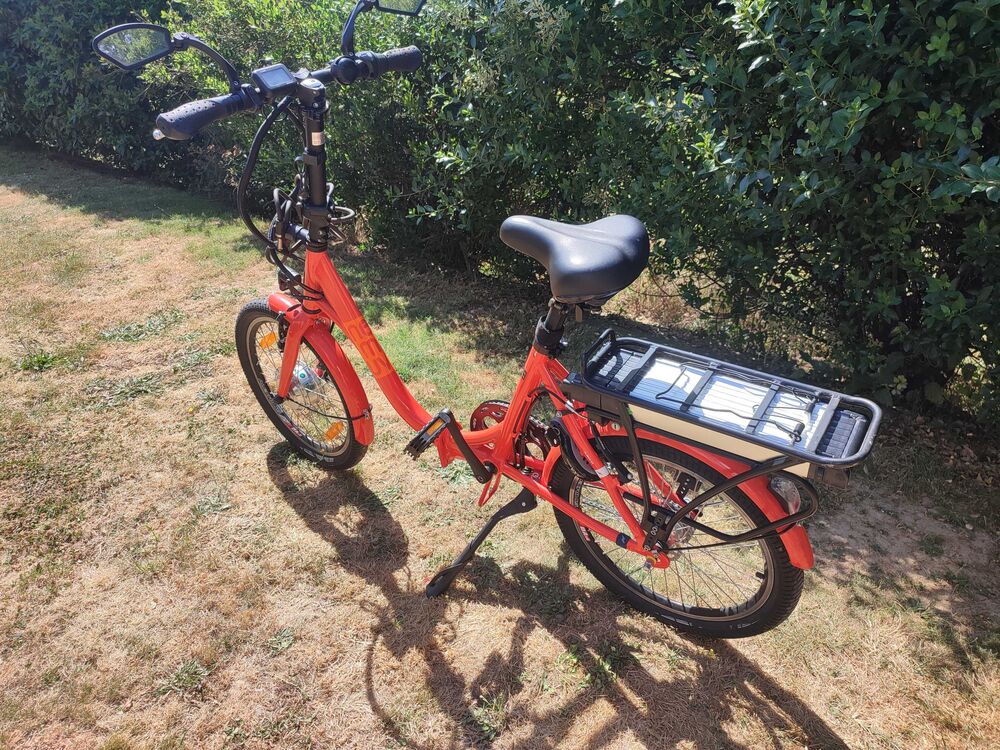 v&eacute;lo &eacute;lectrique pliant plus v&eacute;lo pliant plus remorque pour v&eacute;lo Vélos