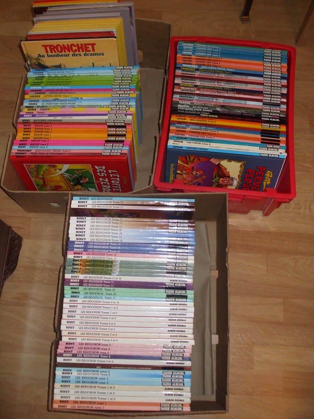 collection de 3000 bd vari&eacute;es prix en direct au t&eacute;l Livres et BD