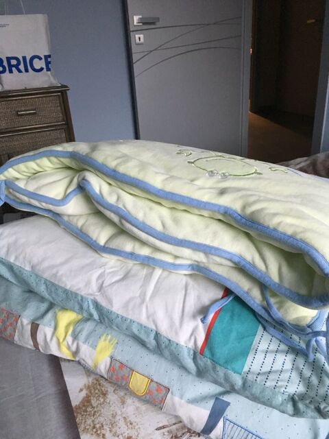 ensemble literie bb, quasi neuf, excellente qualit 50 taples (62)