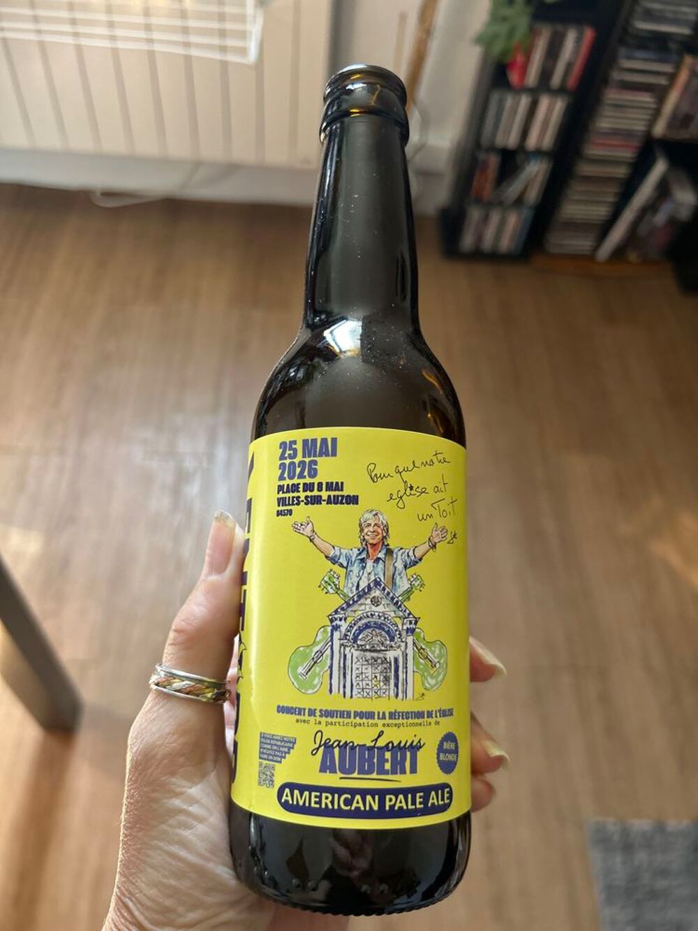 bouteille vide bi&egrave;re Jean Louis Aubert 