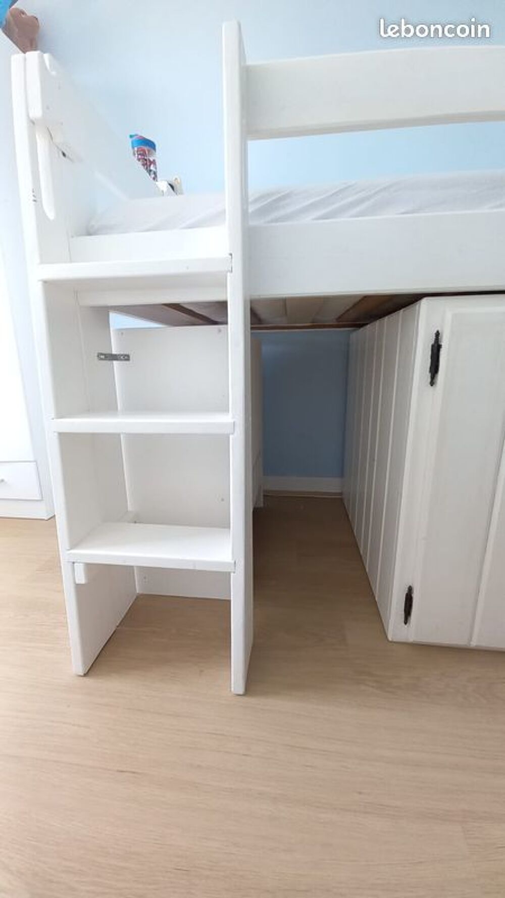 Lit Mi-Hauteur gain de place Bois Massif Meubles