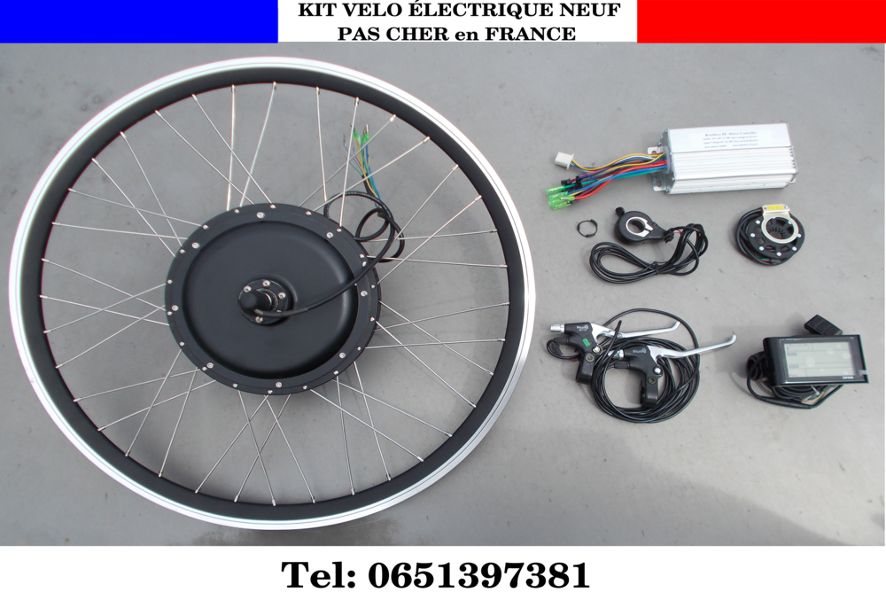 Varstrom-Kit de motorisation de vélo électrique 48V, 26-29 pouces