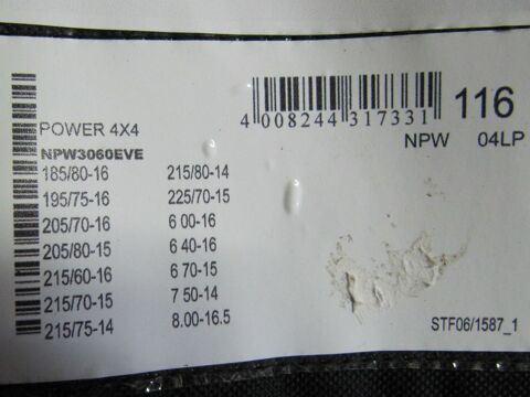 chaine neige 215x60/16 4x4 suv vehicule 9 places 60 Cholet (49)