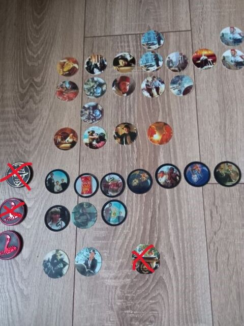 Lot pog BN Indiana Jones 34 Villiers (86)