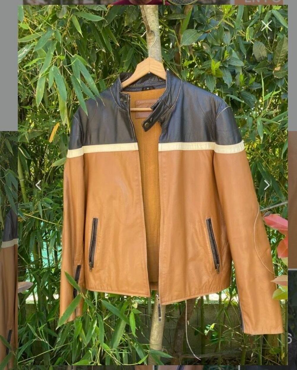 Blouson cuir anglais Maroquinerie