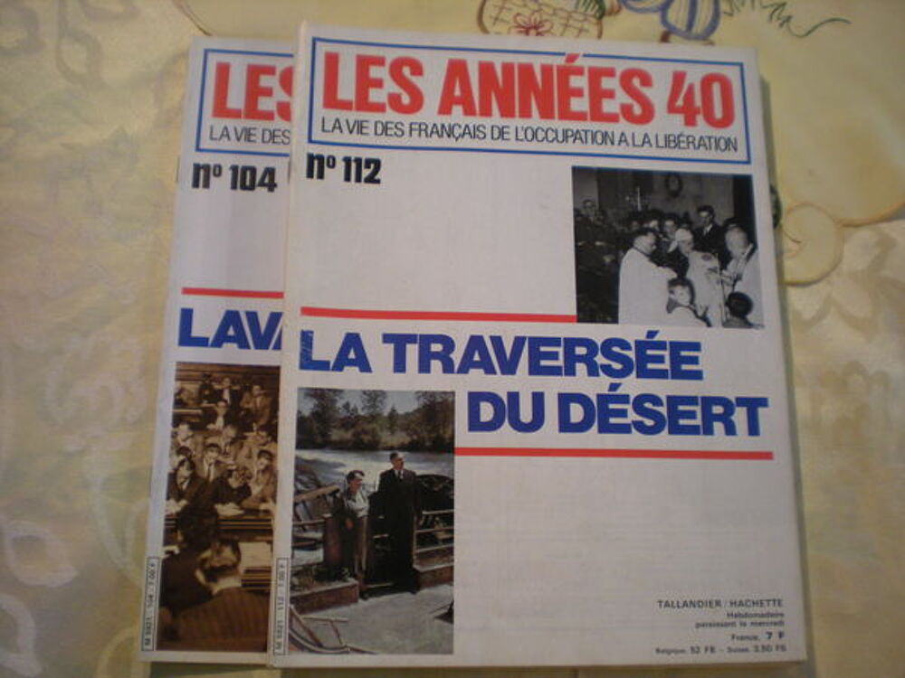 les ann&eacute;es 40 ( N&deg; 104 au 112 ) 