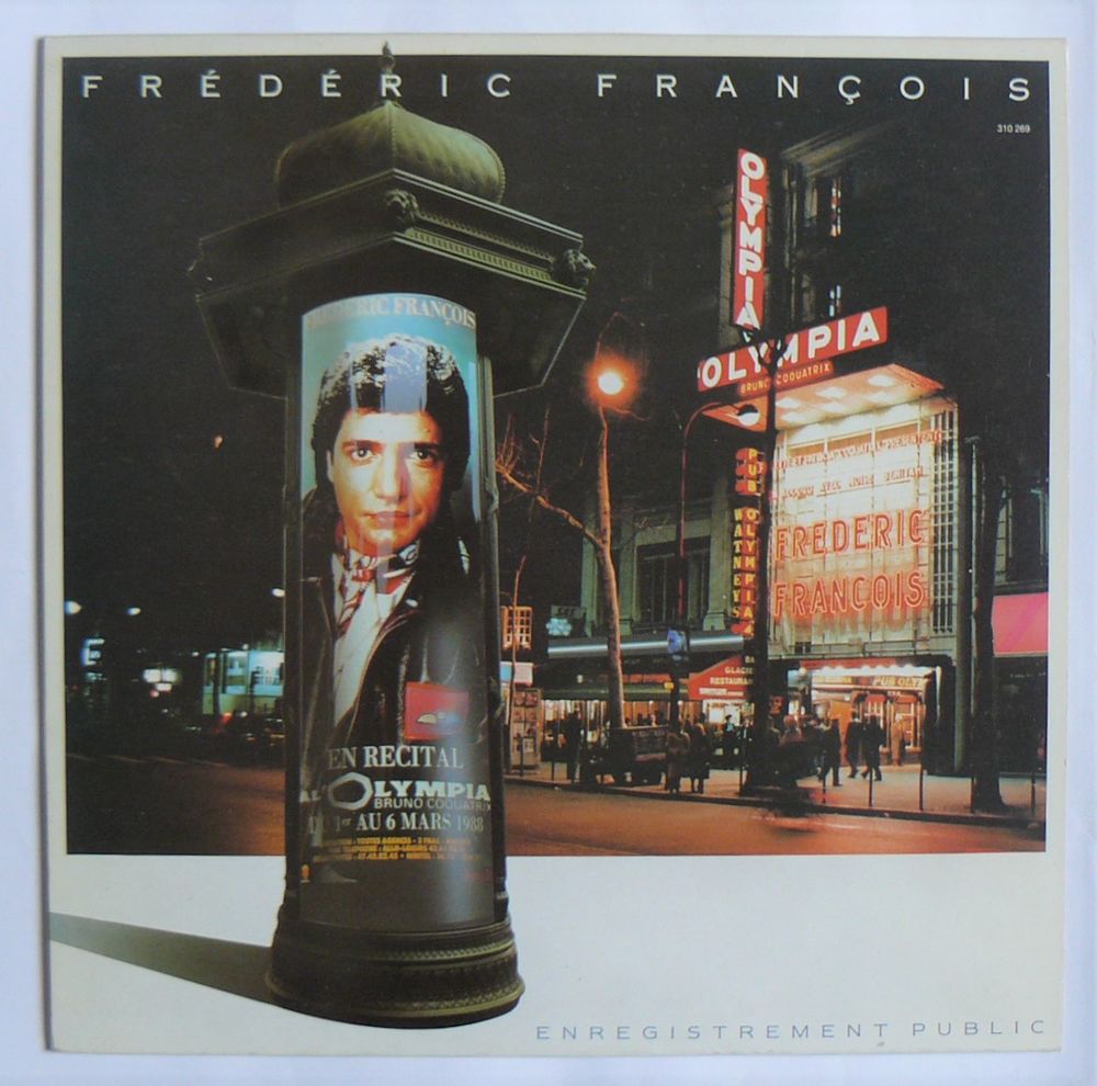 LP Fr&eacute;d&eacute;ric FRANCOIS Olympia - Trema 310 269 CD et vinyles