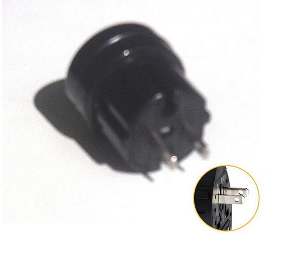 Adaptateur prise secteur France-EU sur US-chine-japon
Photos/Video/TV