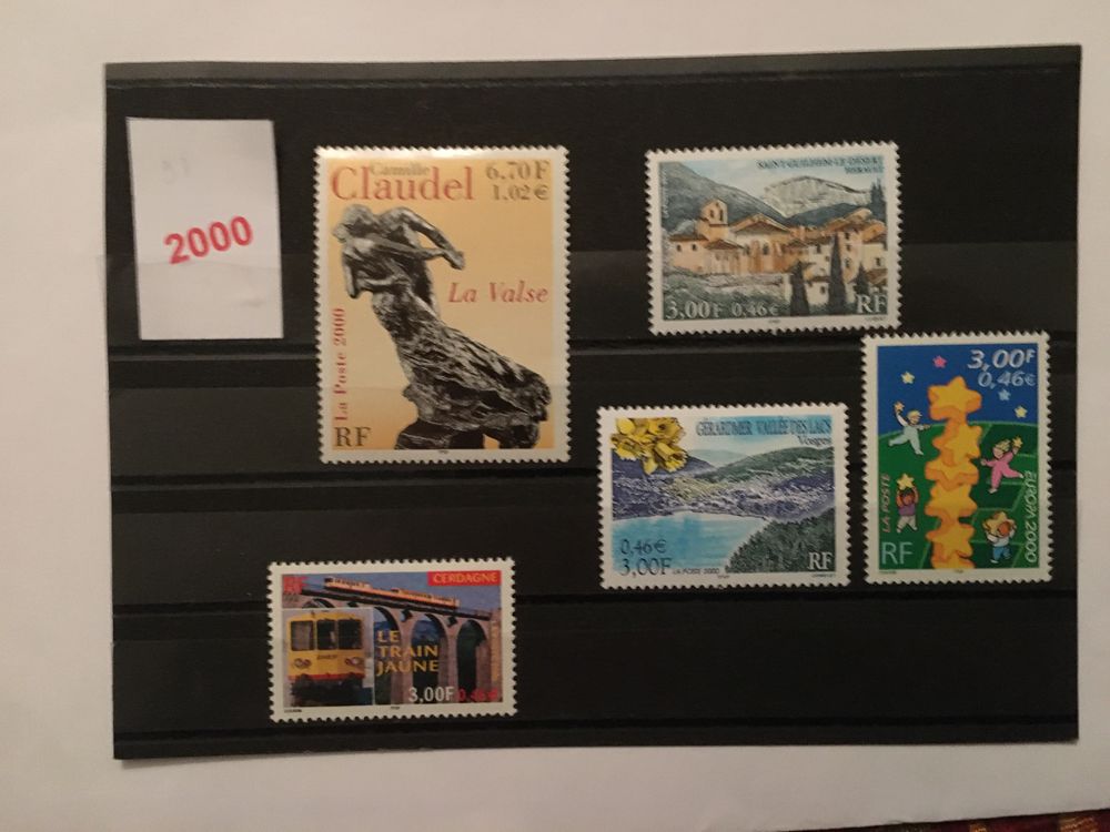 Timbres de collection de France ** Neufs 2000 