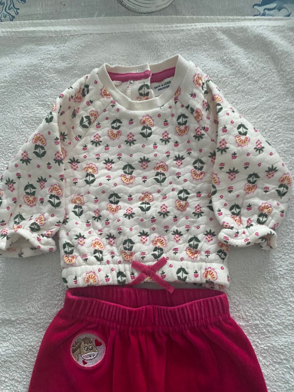 Ensemble bebe fille Puriculture