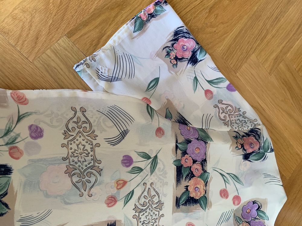 Chemisier ''C&amp;A'' Taille 40, &eacute;cru &agrave; fleurs Vêtements