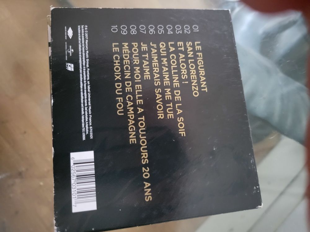 Cd Michel sardou album le choix du fou 10 titres Audio et hifi