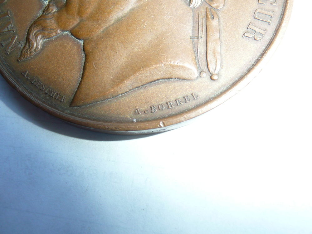M&eacute;daille Napol&eacute;on III en Cuivre ann&eacute;e1869 